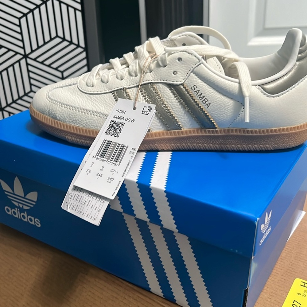 Adidas Samaba off-white Cyber & Wonder Gold